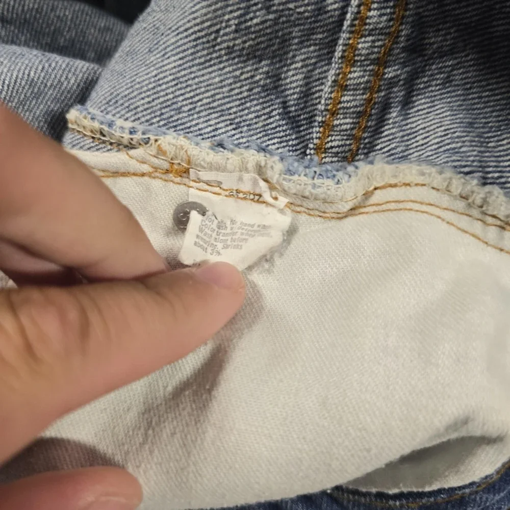 Vintage 80s Levi's 517 Jeans Mens 32x32 Blue‎ Bootcut USA Custom Snap Button Fly